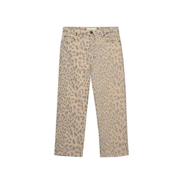 NEW THE GREAT. wayne jean in vintage leopard - Picture 5 of 6